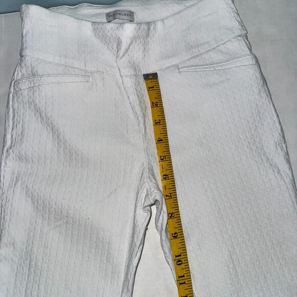 Van Heusen Women 4 Short Pants Office Causal Basic BusinessTextured Comfort - Picture 5 of 8